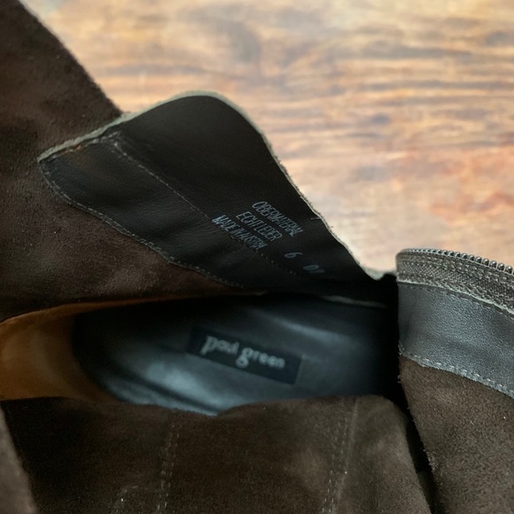 Paul Green Chocolate Brown Suede Booties - Picture 7 of 7